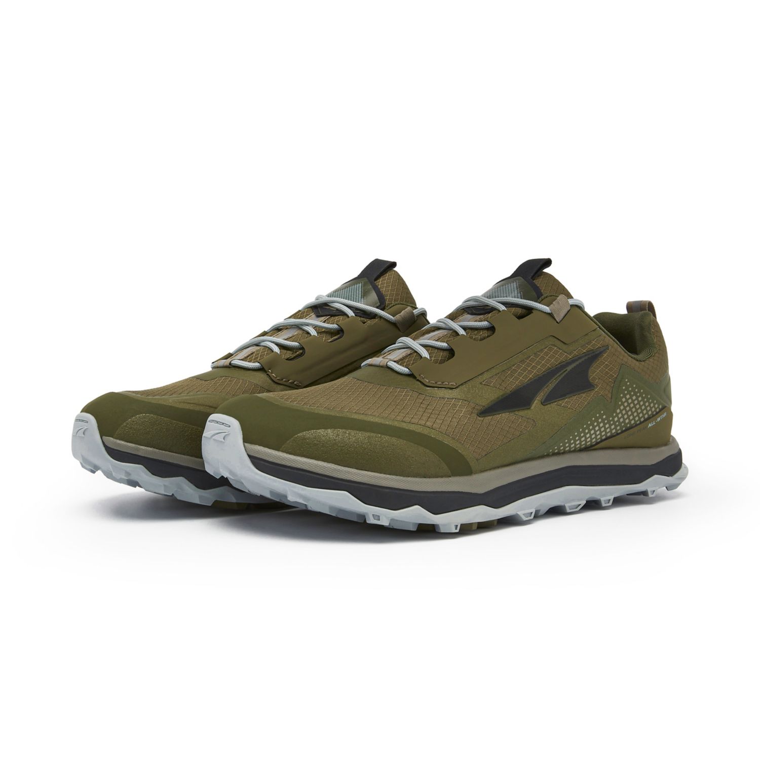 Altra Lone Peak All-wthr Low Men's Trail Running Shoes Olive | South Africa-30897419